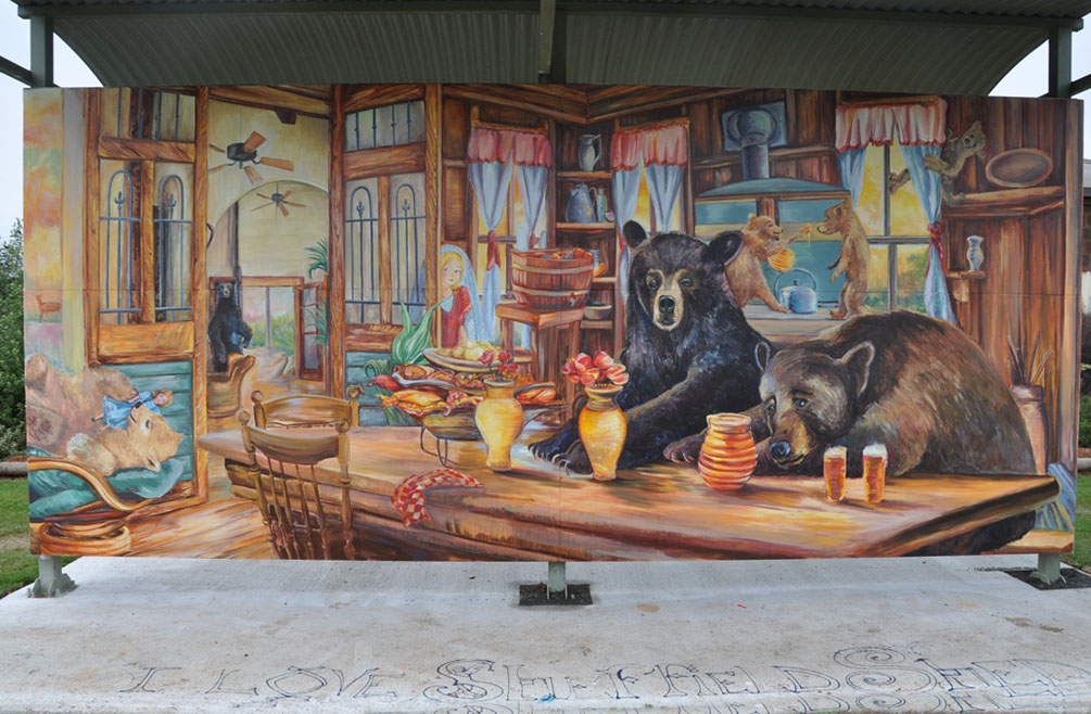 One of The Many Sheffield Murals